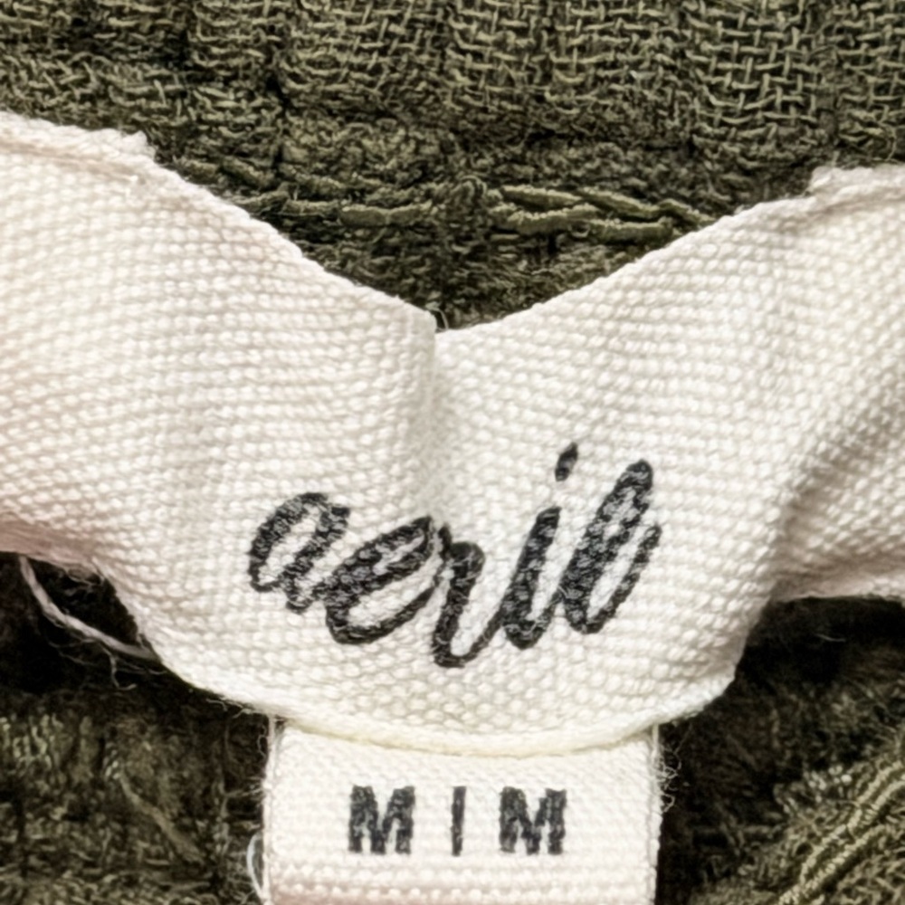 Aerie | Olive Green Pants View 2